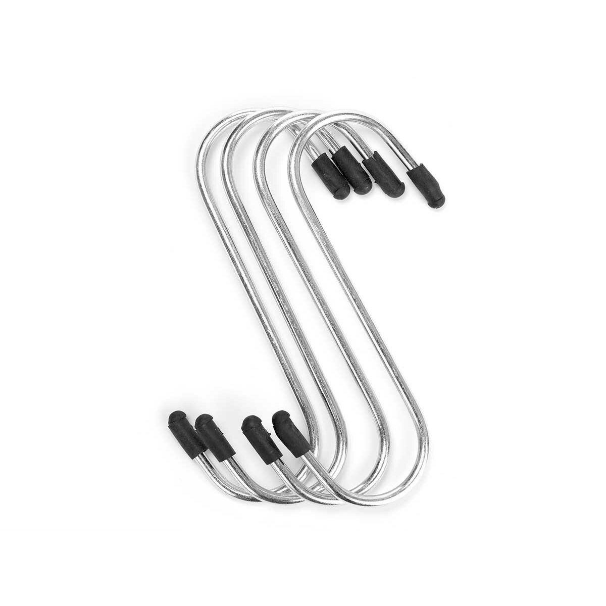 Подвесной крючок набор Серебристый Металл (12 штук)-2