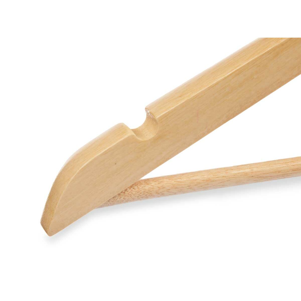 Набор вешалок 44,5 x 1,2 x 23 cm Коричневый Деревянный Металл (24 штук)-4