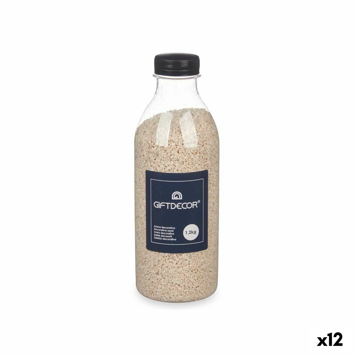 Decorative sand Bege 1,2 kg (12 peças)