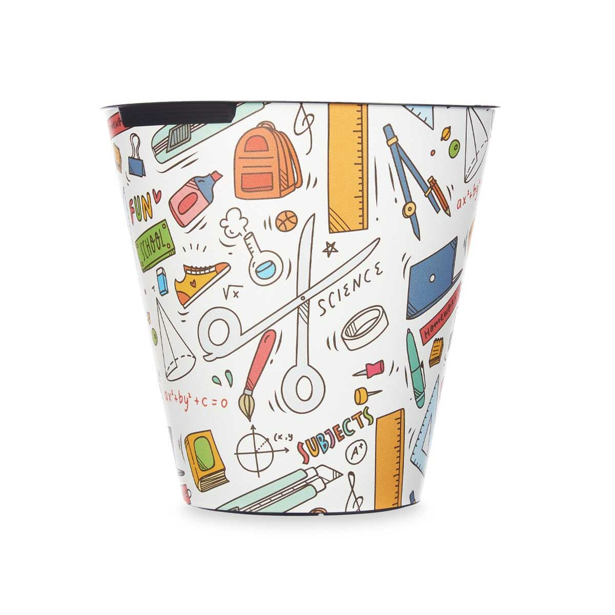 Мусорное ведро Разноцветный Пластик Школа 10 L-2