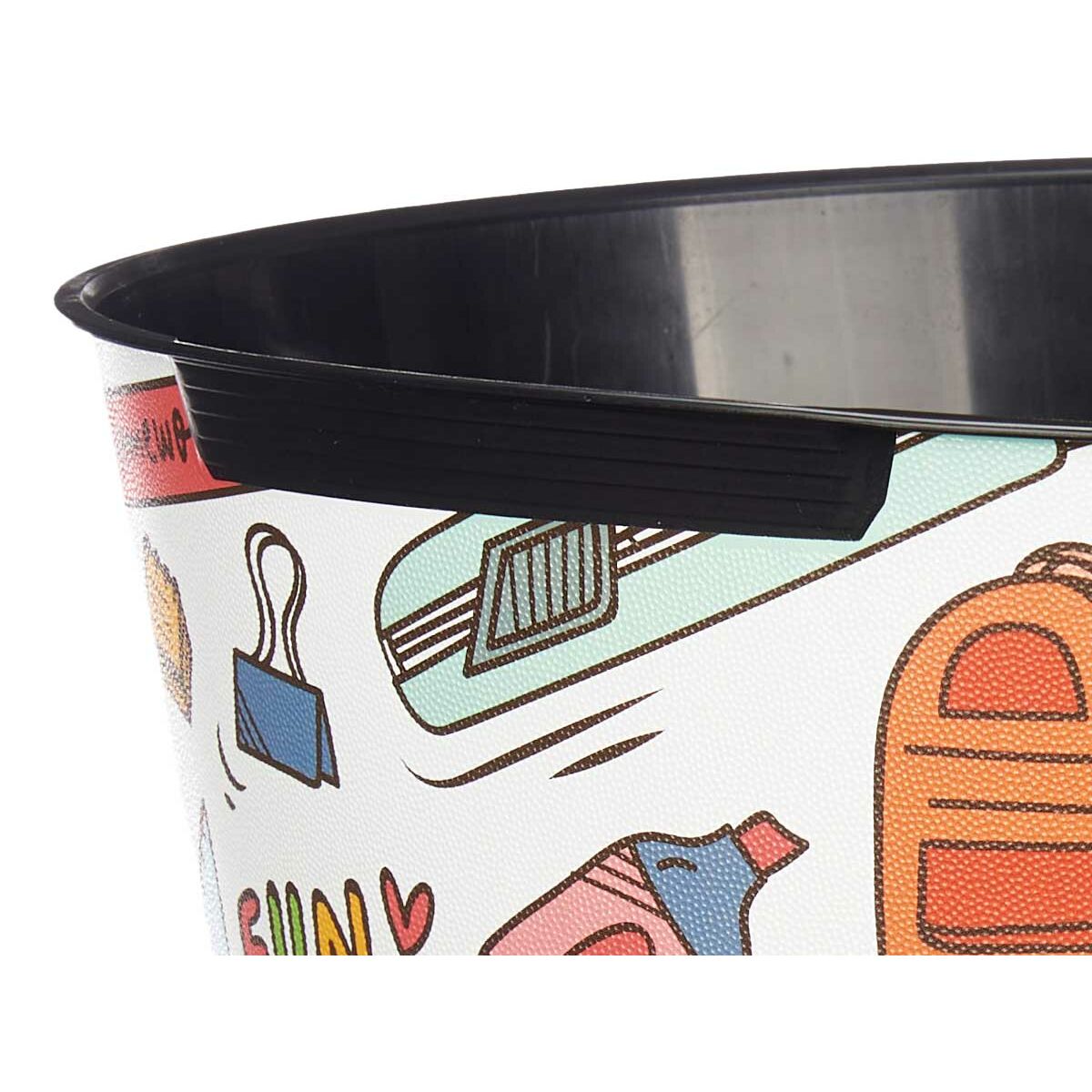 Мусорное ведро Разноцветный Пластик Школа 10 L-3