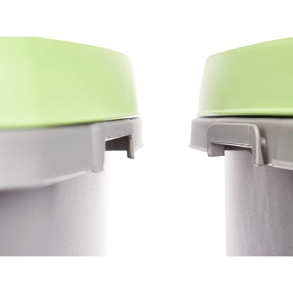 Мусорное ведро Stefanplast Зеленый Серый Пластик 25 L (6 штук)-4