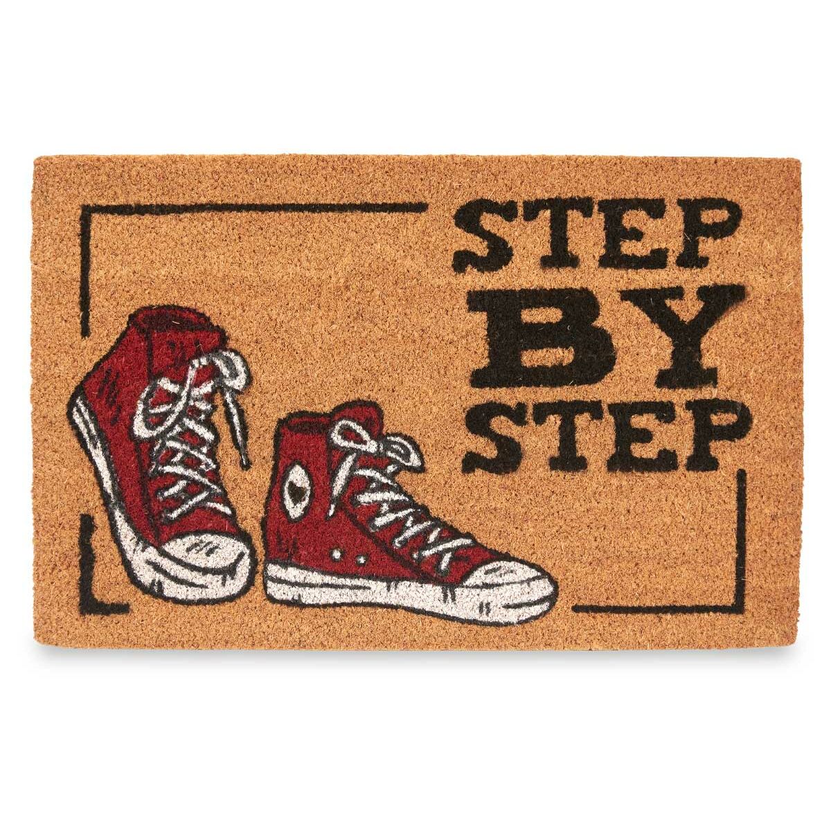 Дверной Коврик Step by Step Красный Натуральный (12 штук)-3