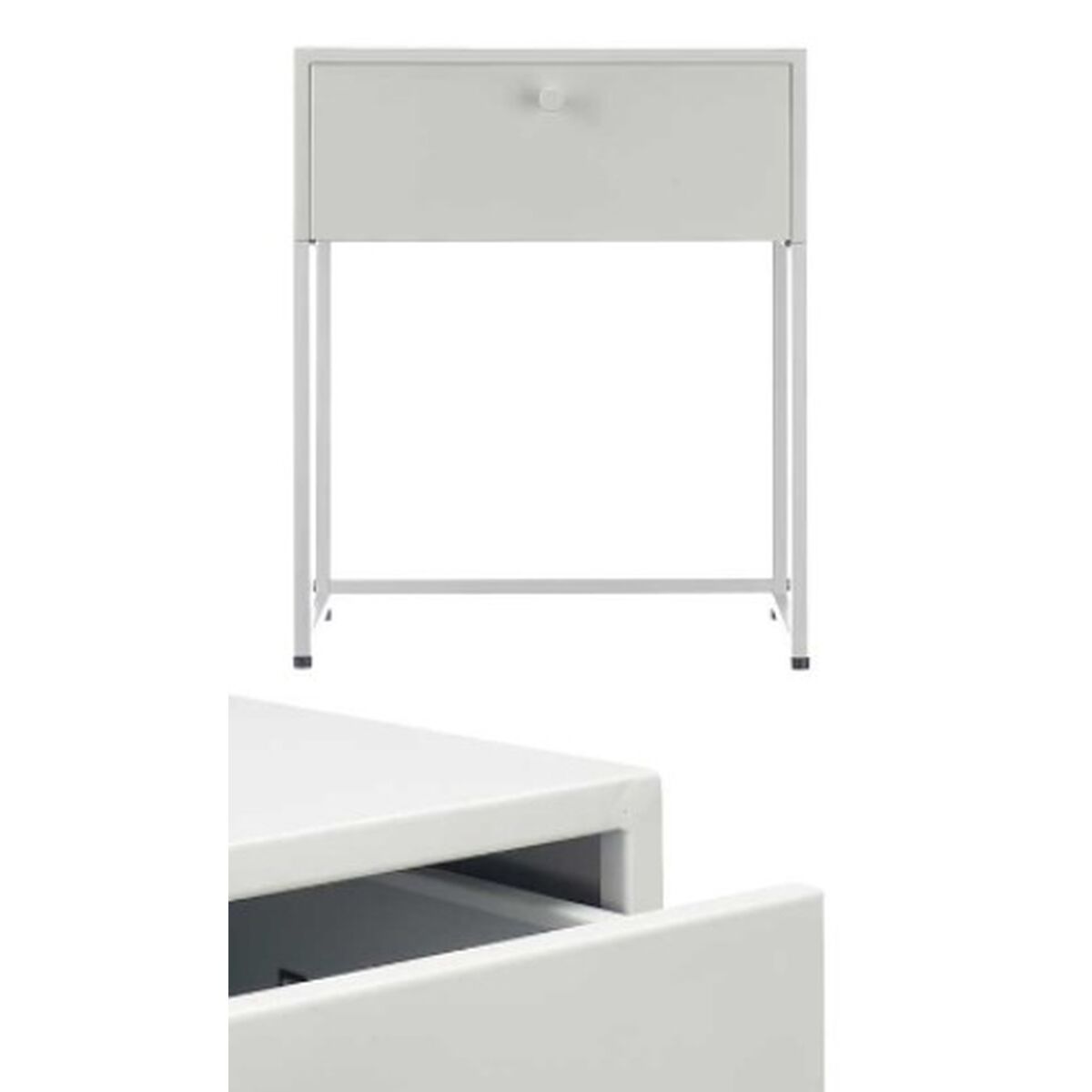 Вспомогательный стол Коричневый Серый Металл 42 x 50 x 35 cm-2