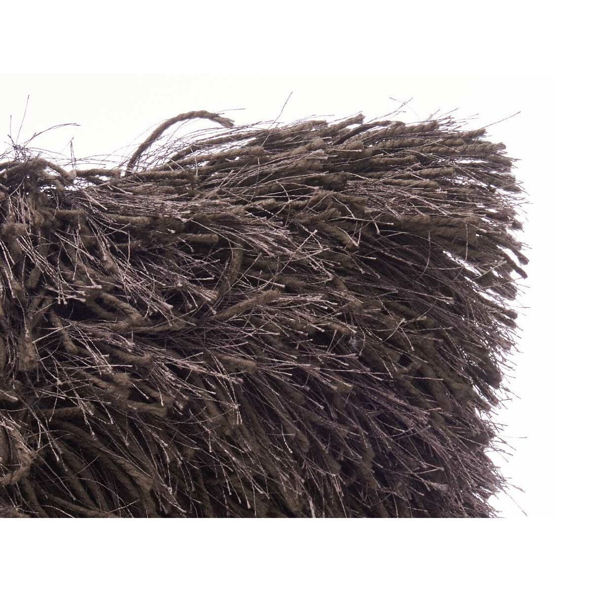 כותנה אפורה כרית פוליאסטר 45 x 2 x 45 ס 