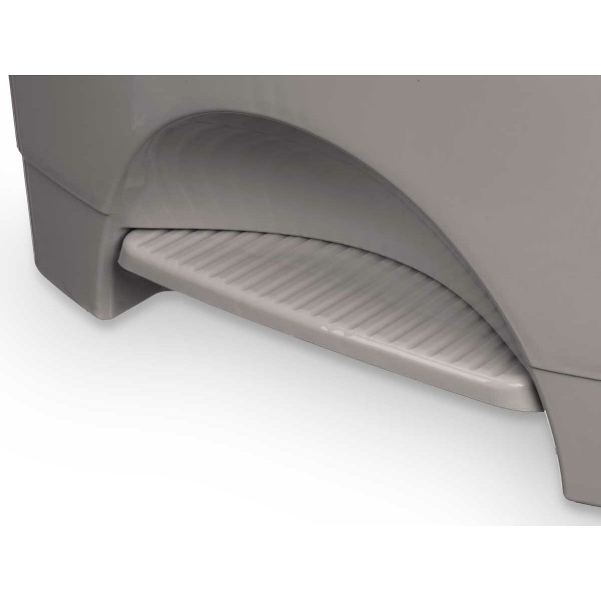 Мусорное ведро с педалью Серый Пластик 30 L (4 штук)-4