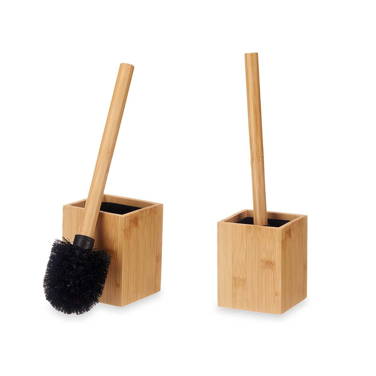 Toilet brush Bamboo Plastic 10 x 36 x 10 cm (12 pieces)-3