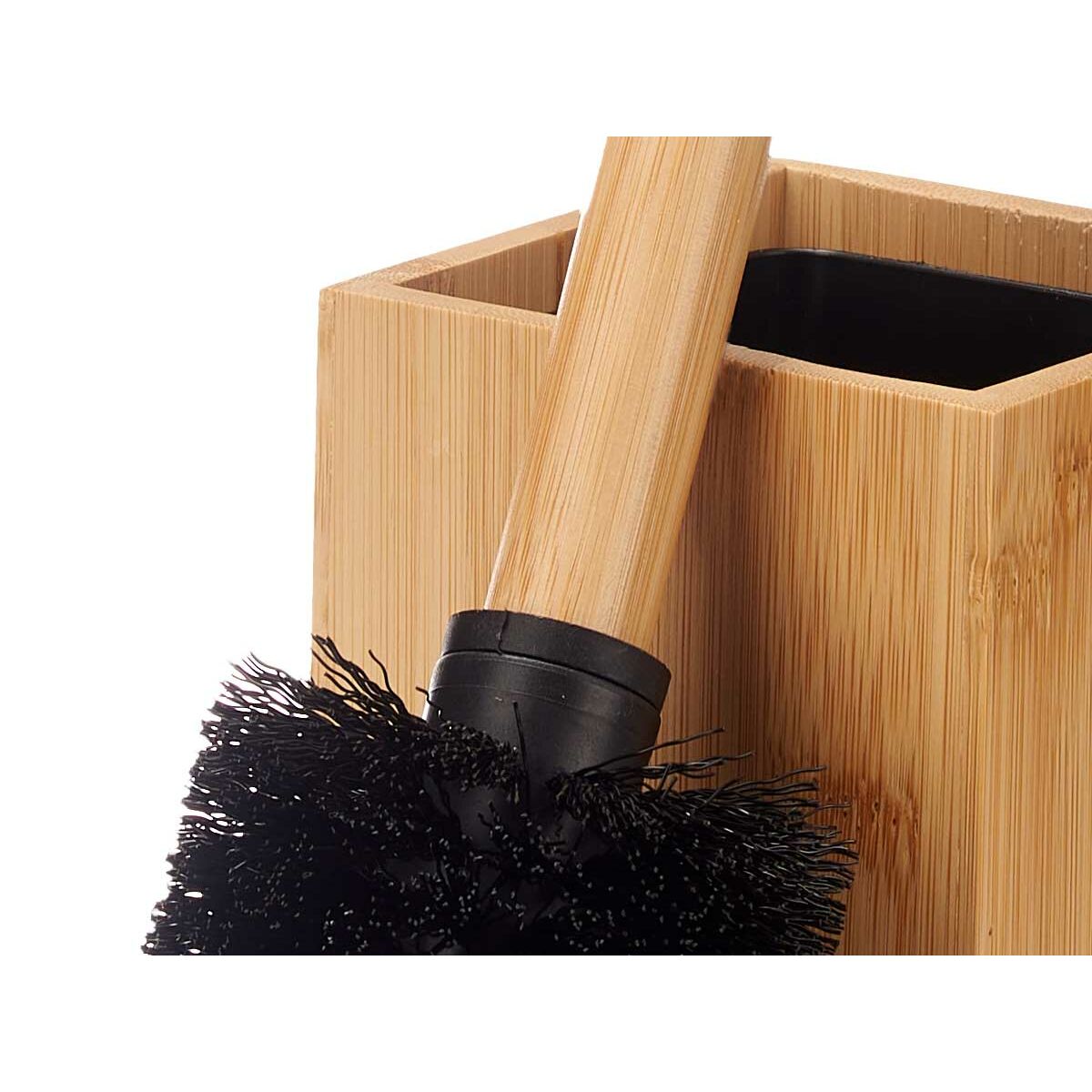Toilet brush Bamboo Plastic 10 x 36 x 10 cm (12 pieces)-5