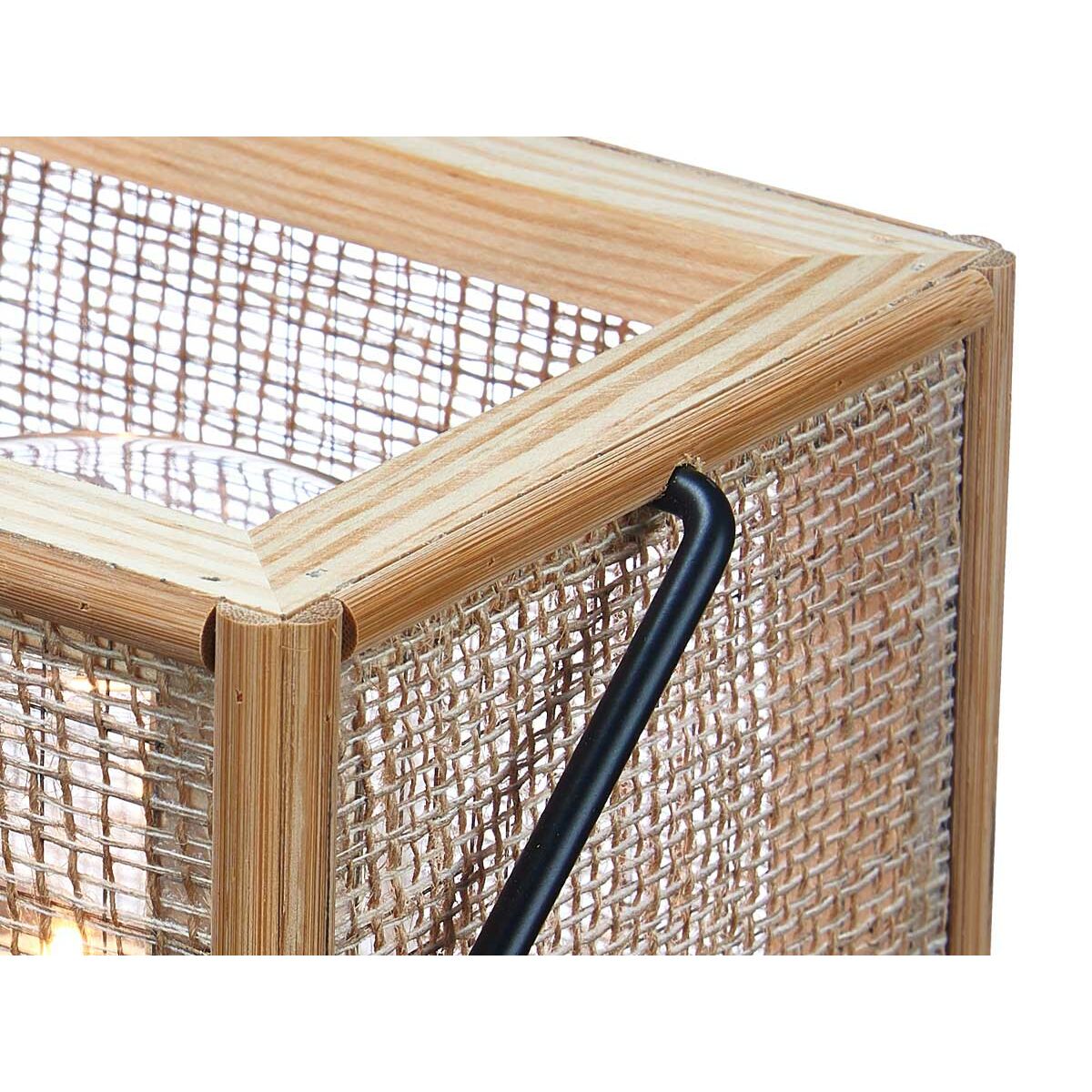 Поднос-подсвечник Коричневый Металл Деревянный MDF 25 x 23 x 14 cm (6 штук)-4