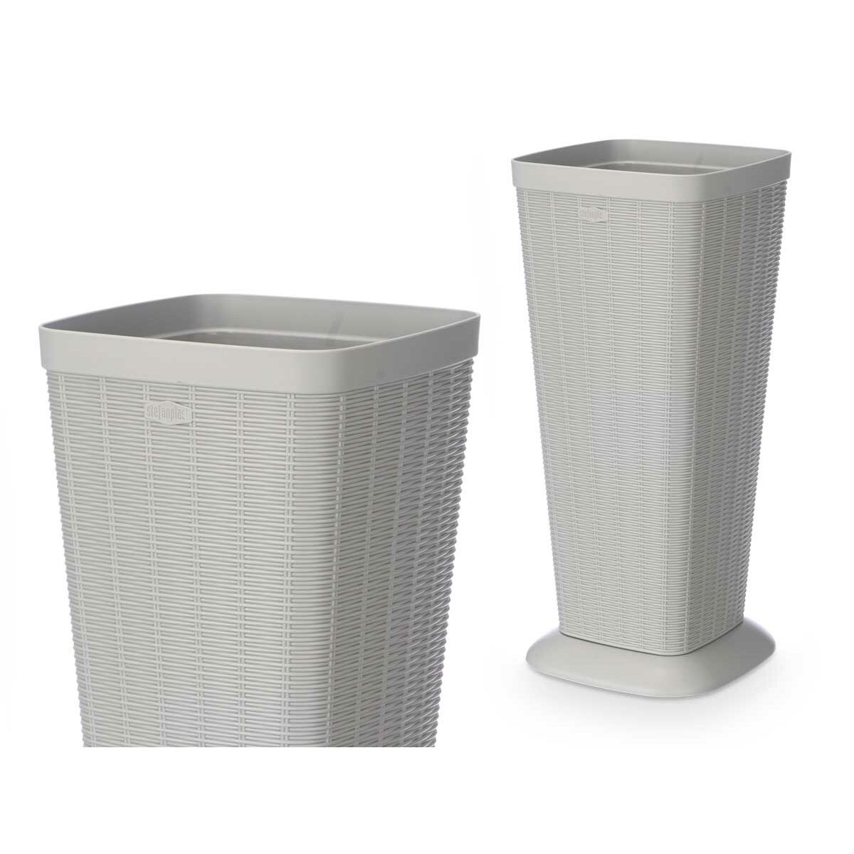 Корзина для зонтов Stefanplast Elegance Светло-серый Пластик 25 x 57 x 25 cm-2