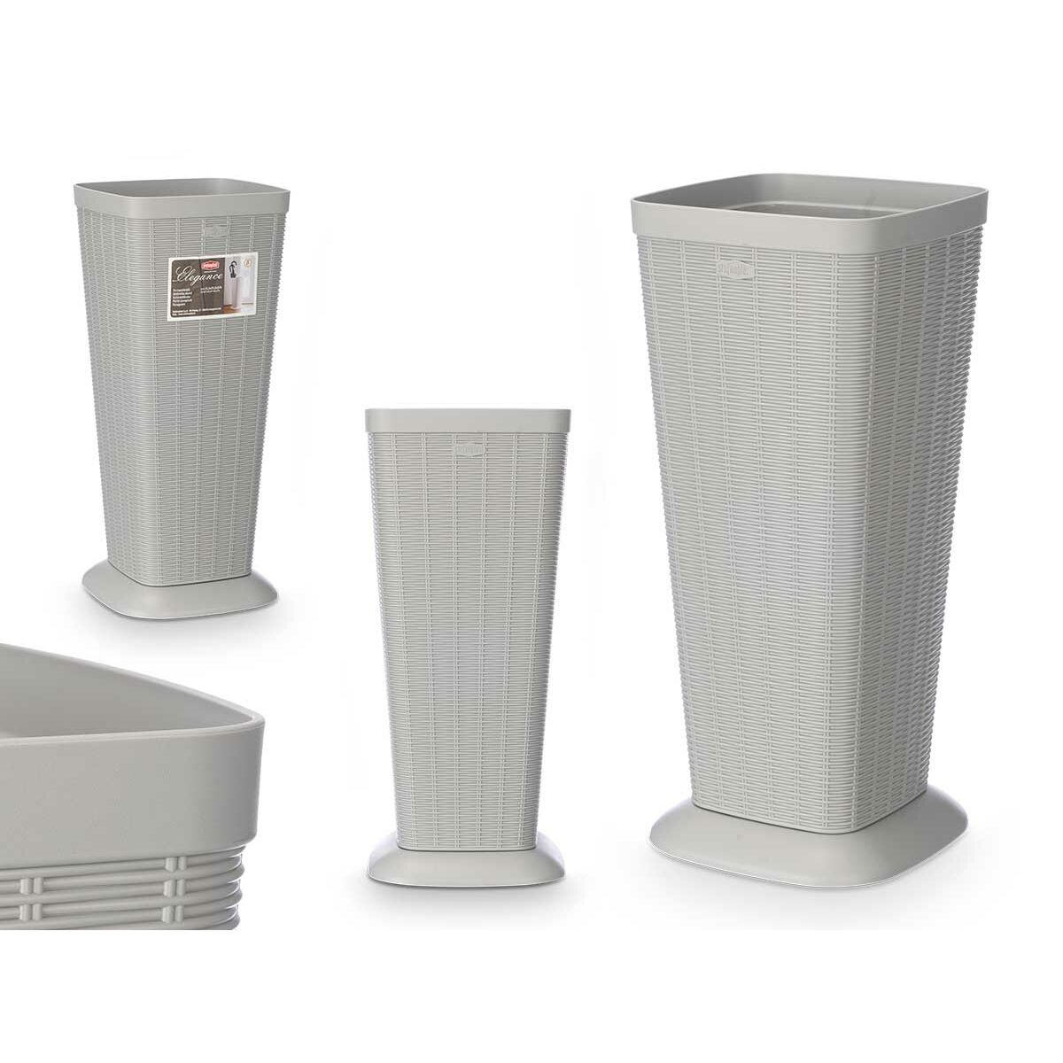 Корзина для зонтов Stefanplast Elegance Светло-серый Пластик 25 x 57 x 25 cm-3