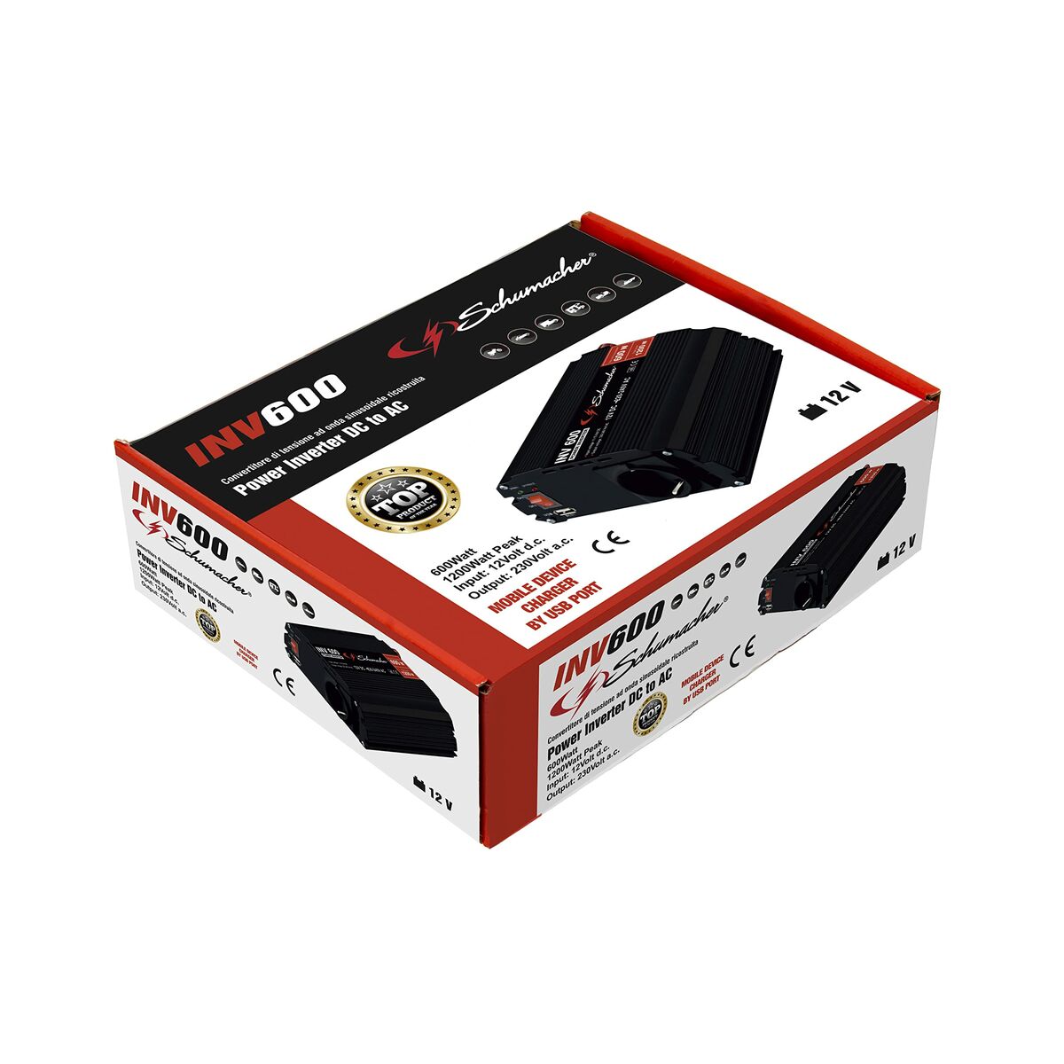 Электрический конвертер Schumacher SCHS7002402 600-1200 W-3