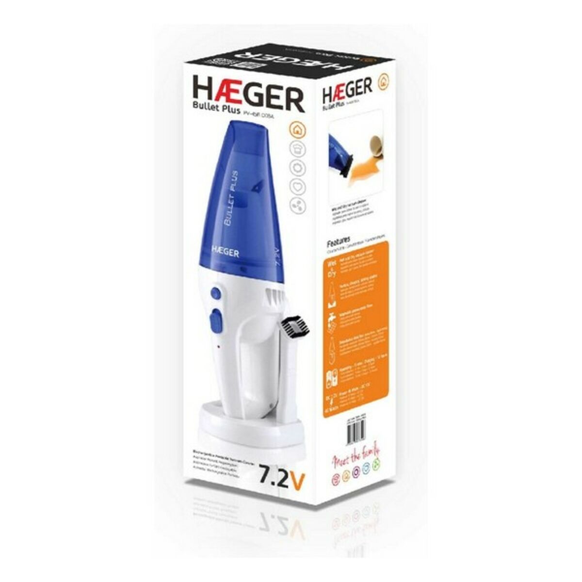 Ручной пылесос Haeger Bullet Plus 0,5 L 40W-3