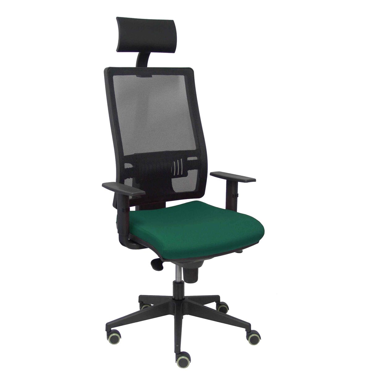 Sedia d'ufficio con testa Horna P&C BALI426 Verde scuro