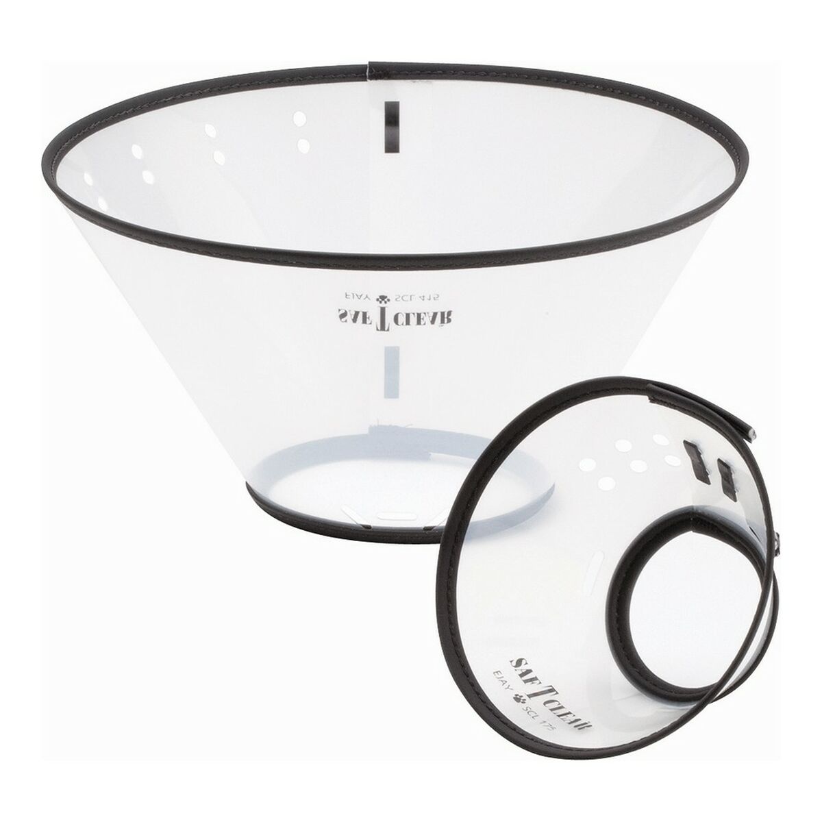 Isabelino KVP Saf-T-Clear透明狗项圈(15-23 cm)-3