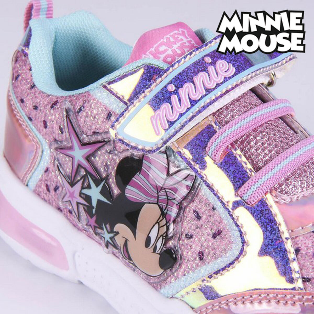 Кроссовки со светодиодами Minnie Mouse-5