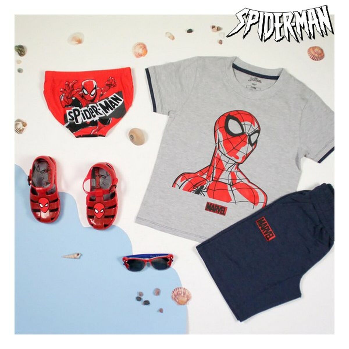 Плавки детские Spider-Man Красный-3