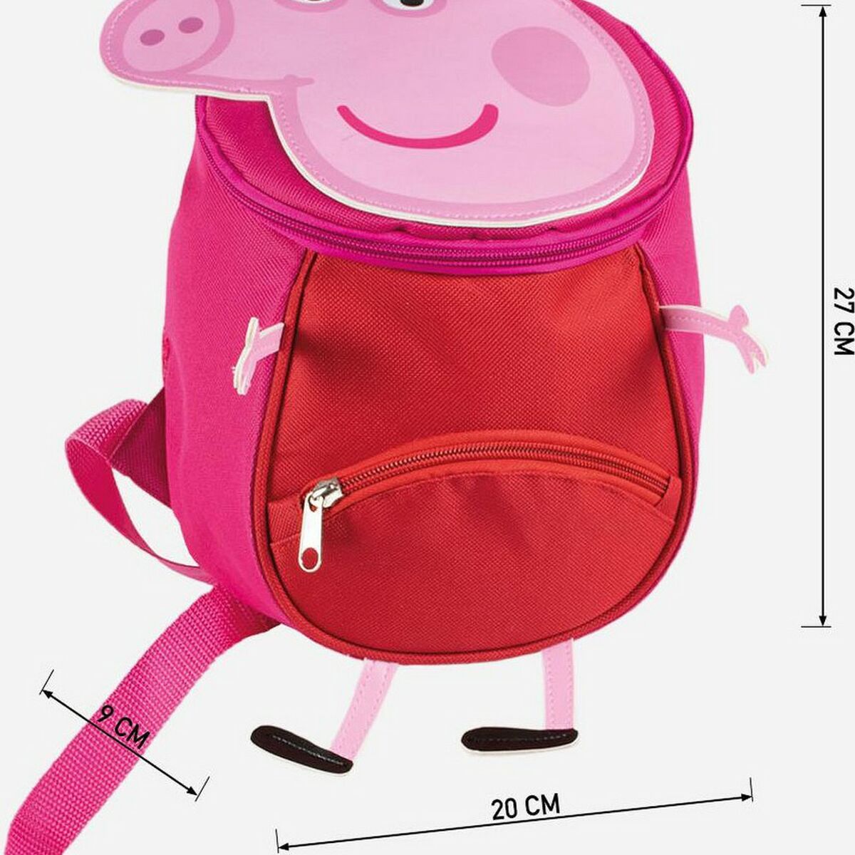 Детский рюкзак Peppa Pig 2100003394 Розовый 9 x 20 x 27 cm-7