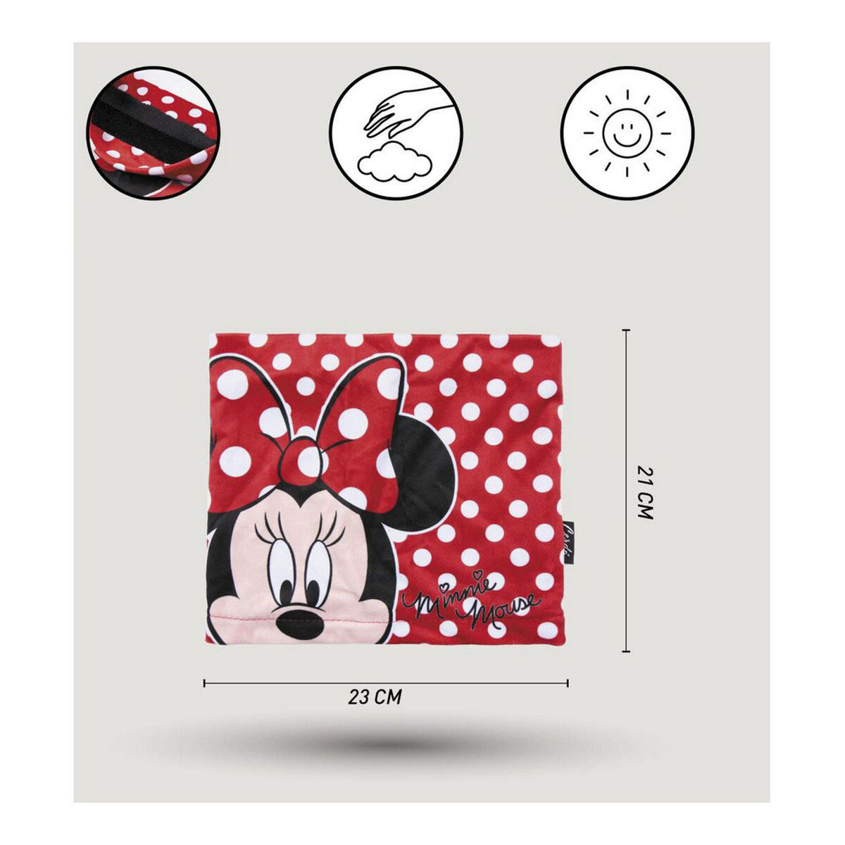 Хомут Minnie Mouse Красный-4