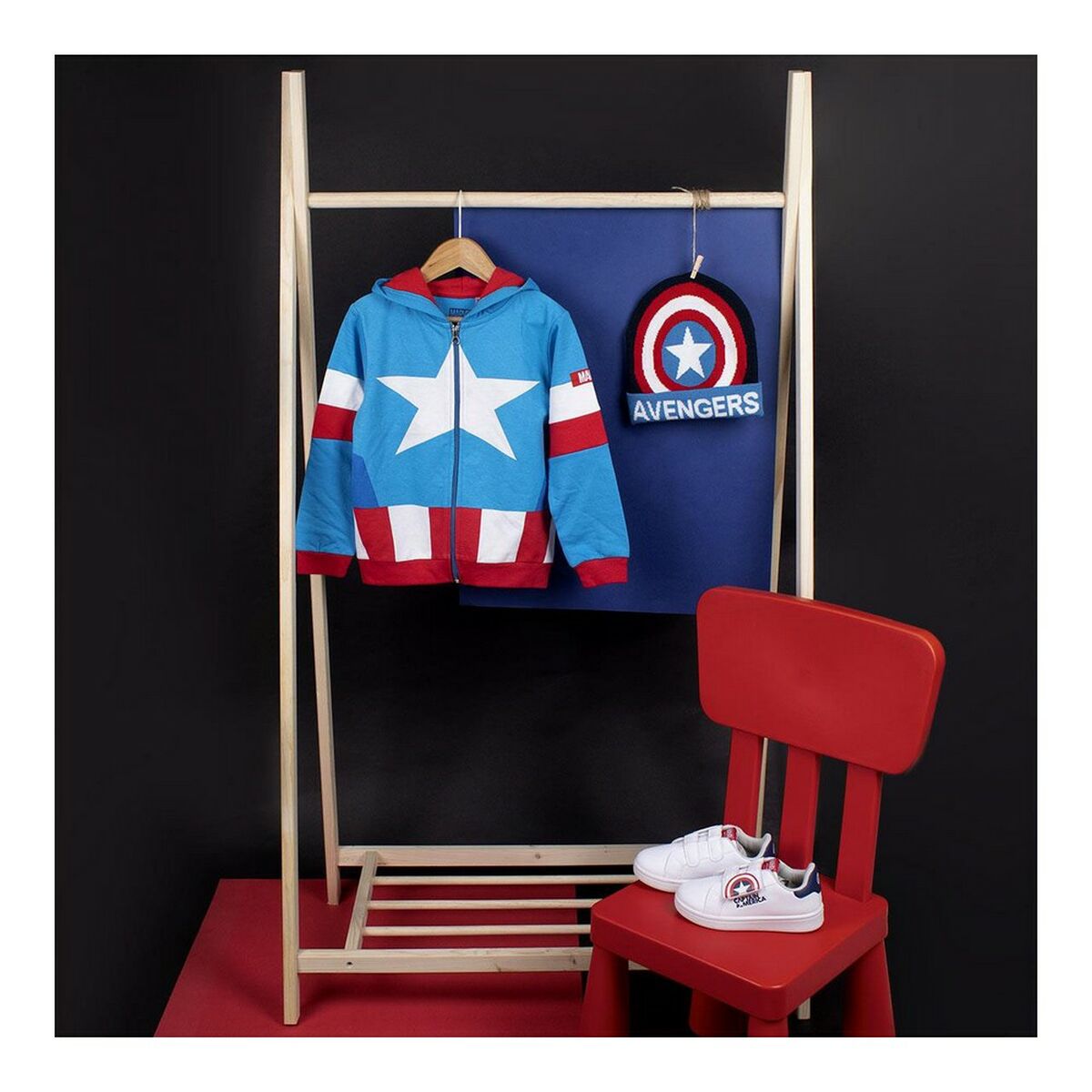 Детская шапка The Avengers Синий-4