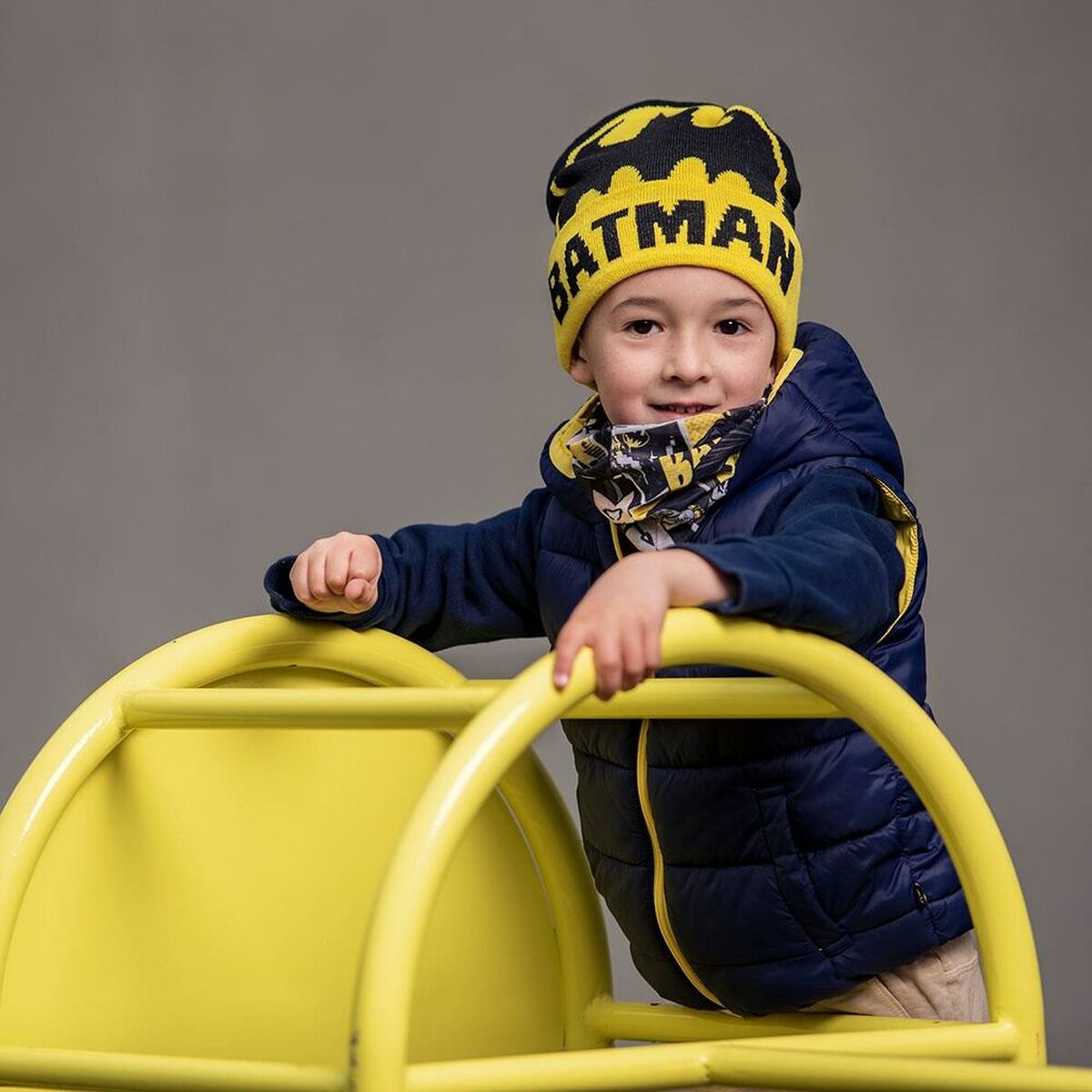 Детская шапка Batman Чёрный-2