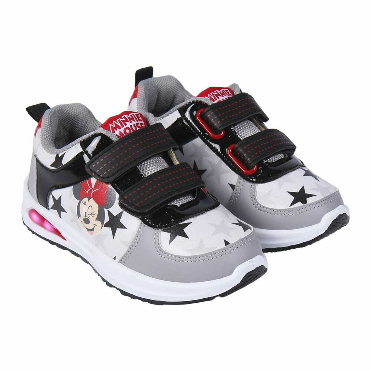 Кроссовки со светодиодами Minnie Mouse Серый-8