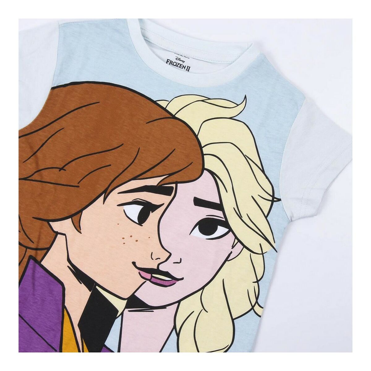 Балаларға арналған жазғы пижама Frozen Ашық Көк-6