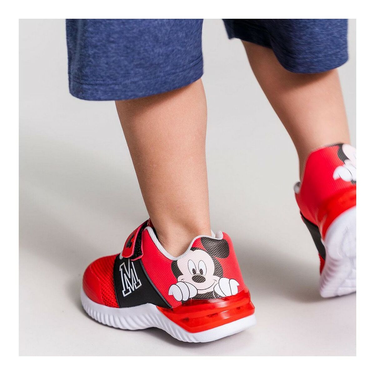Mickey Mouse жарықдиодты кроссовкалар-7