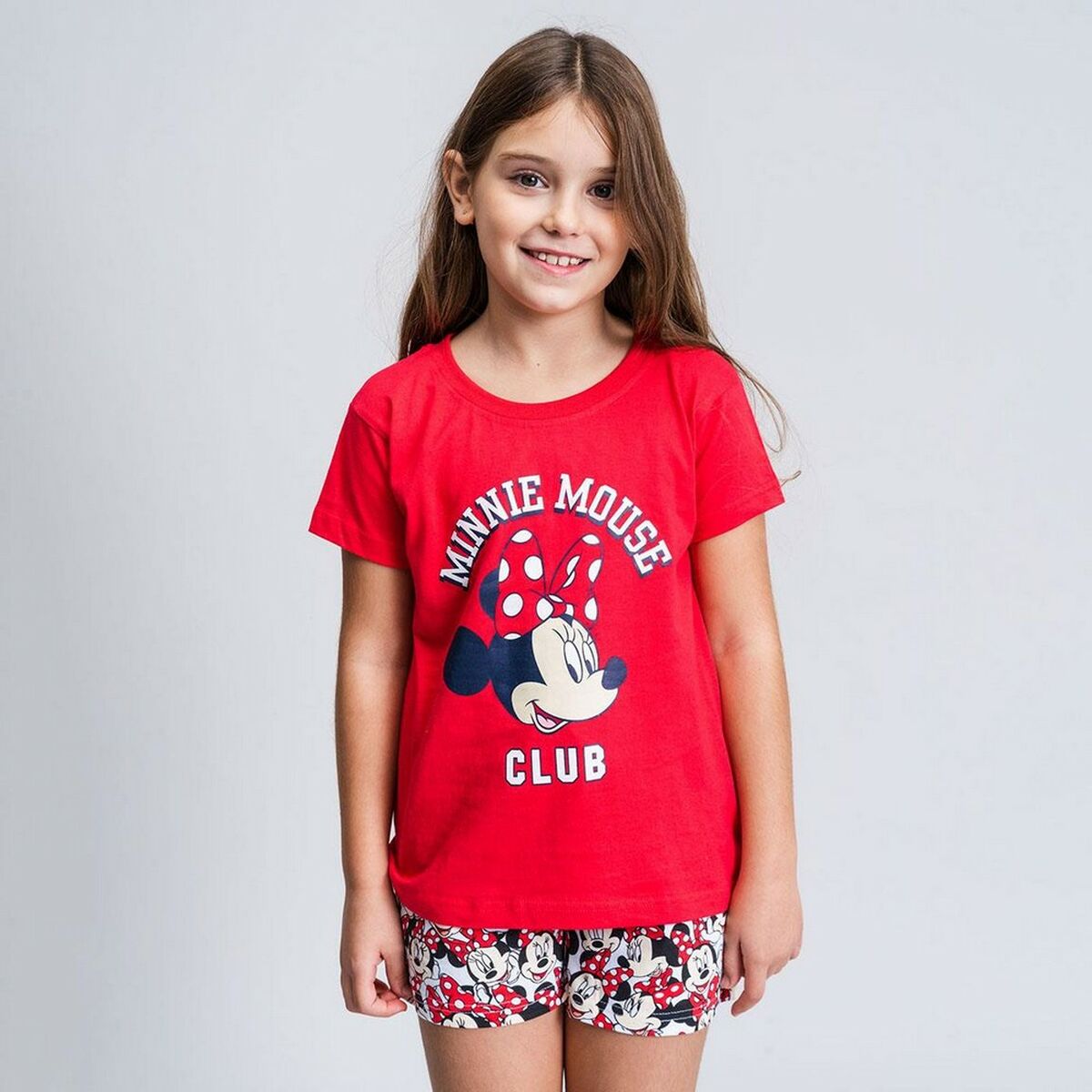 Ұлдарға арналған жазғы пижама Minnie Mouse Қызыл-3