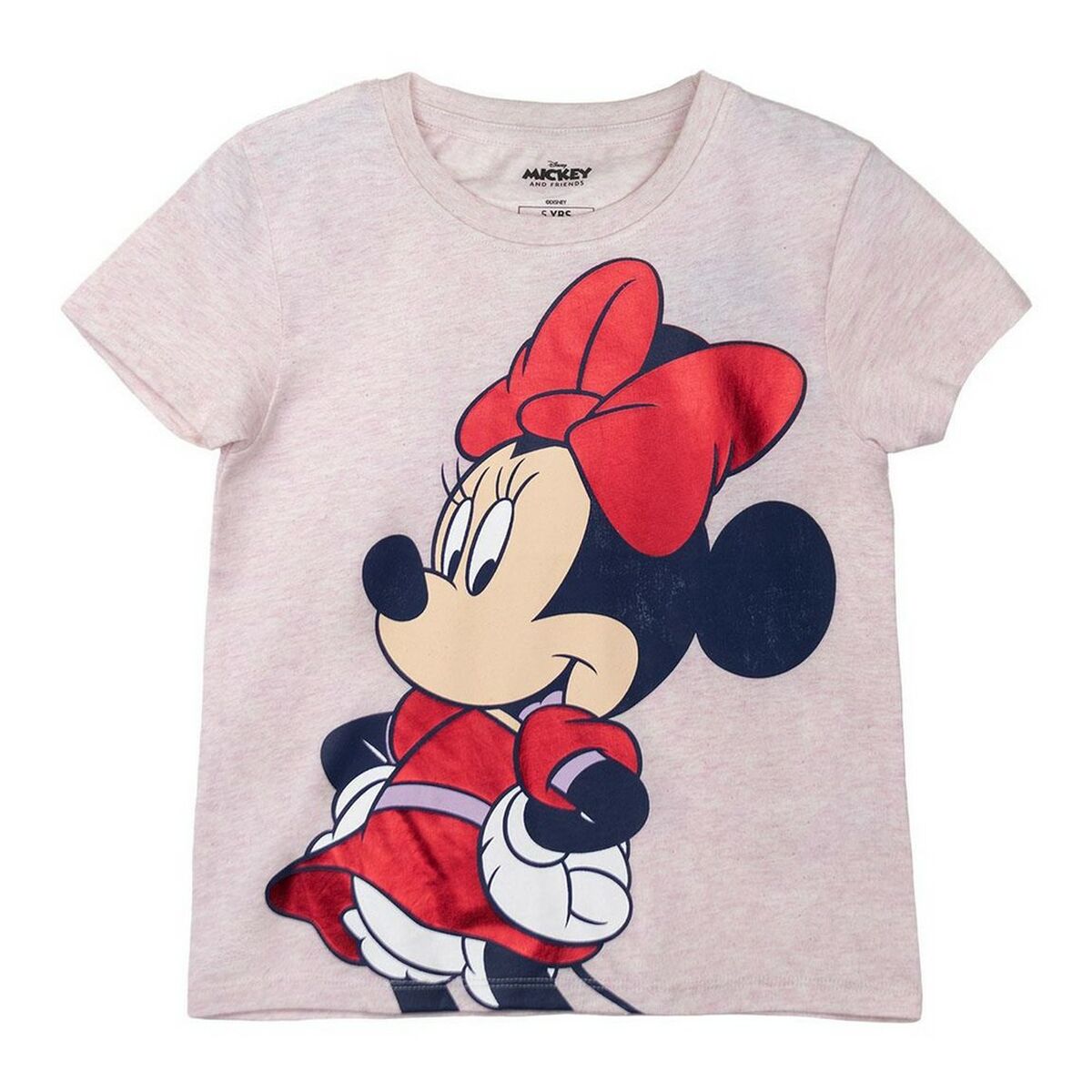 Minnie Mouse қысқа жеңді балалар футболкасы Розовый