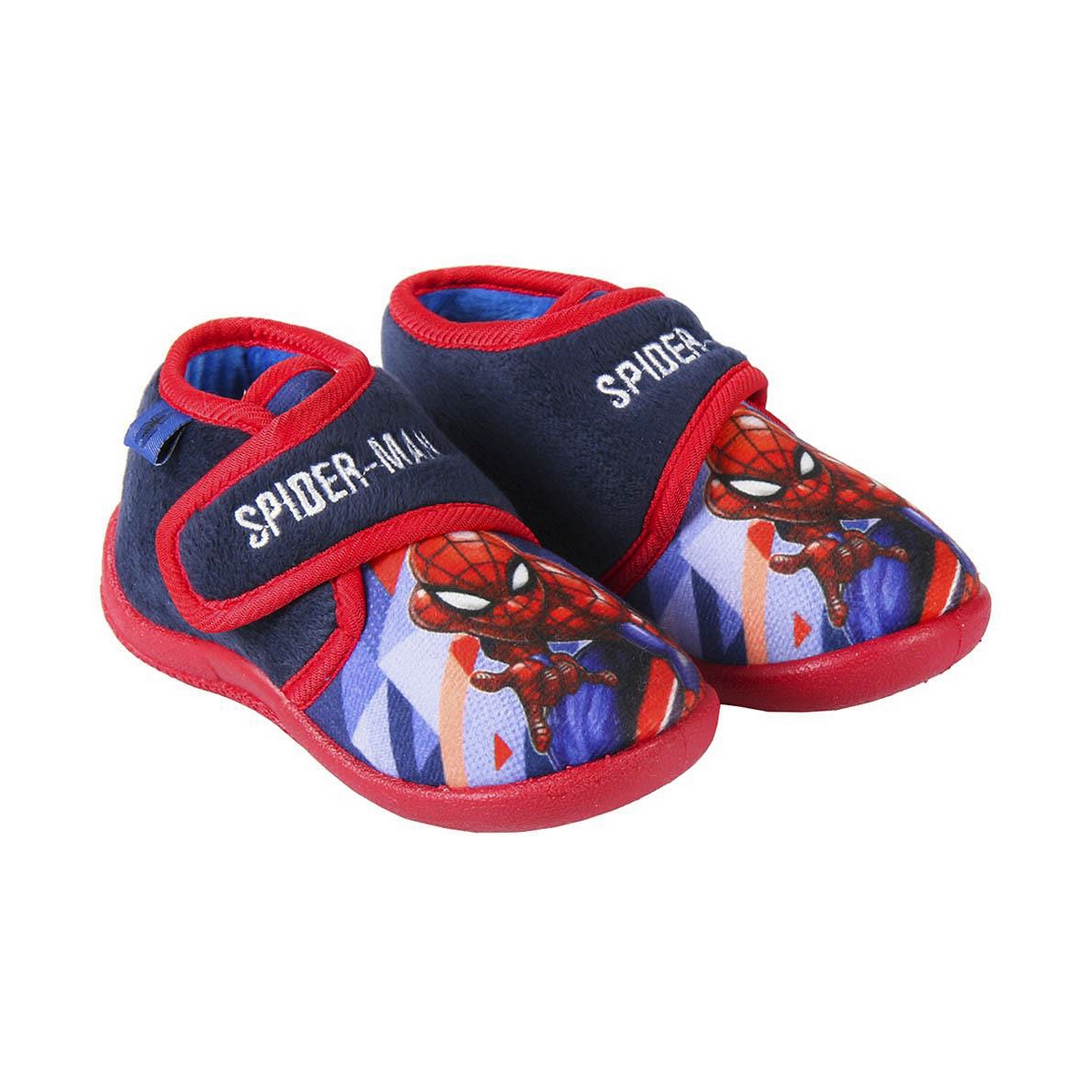 Үй аяқ киім 3D Spider-Man Көк Қызыл-3