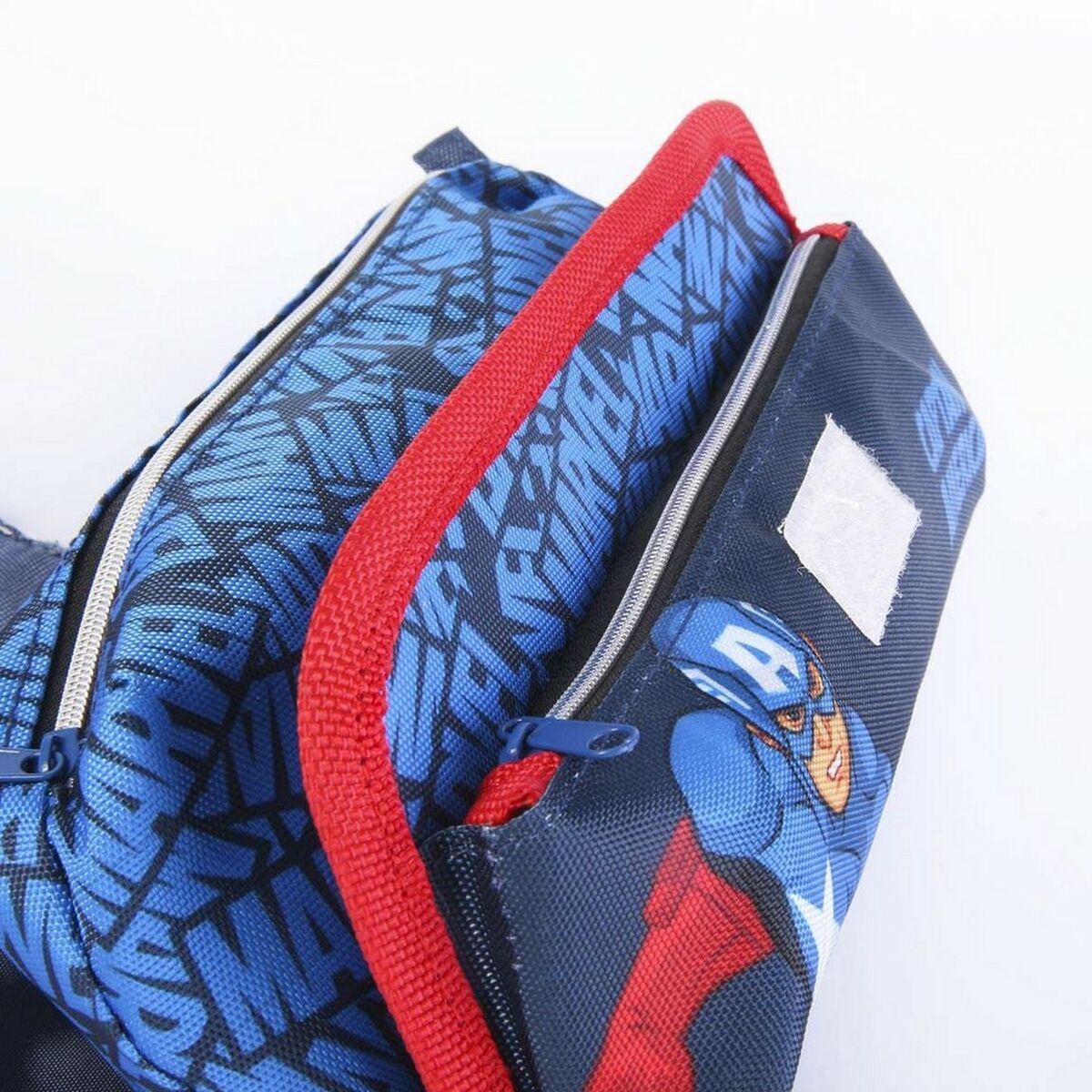 Школьный пенал Marvel Синий (22 x 12 x 7 cm)-6