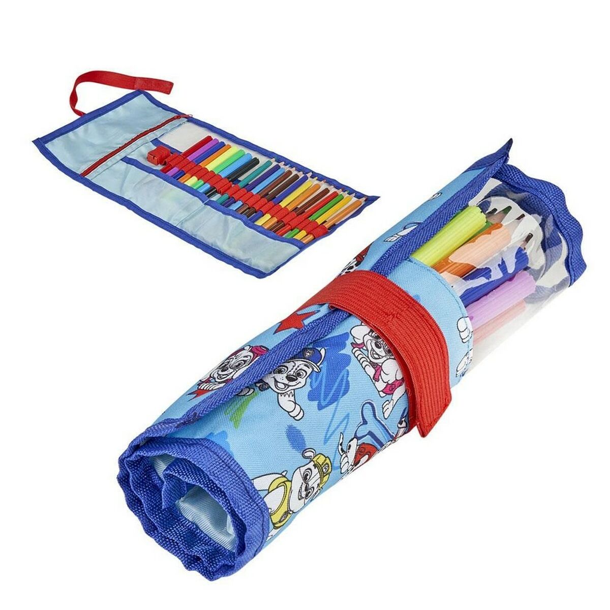 Espuma escolar com acessórios The Paw Patrol Azul (22 pcs)