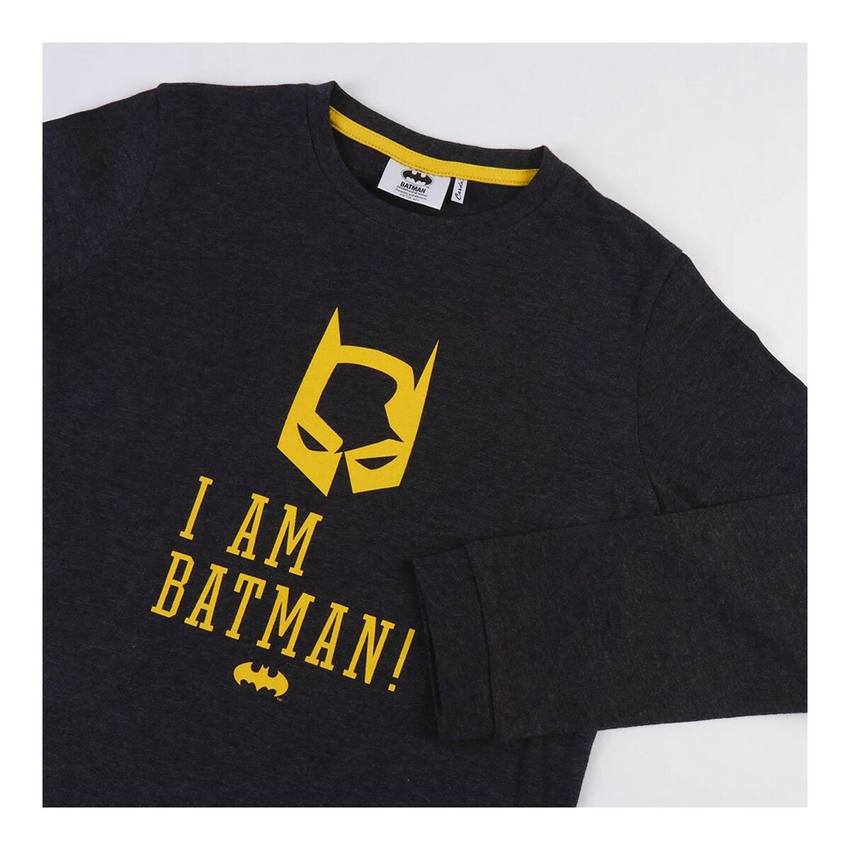 Балалар Batman сұр қара сұр пижамы-4