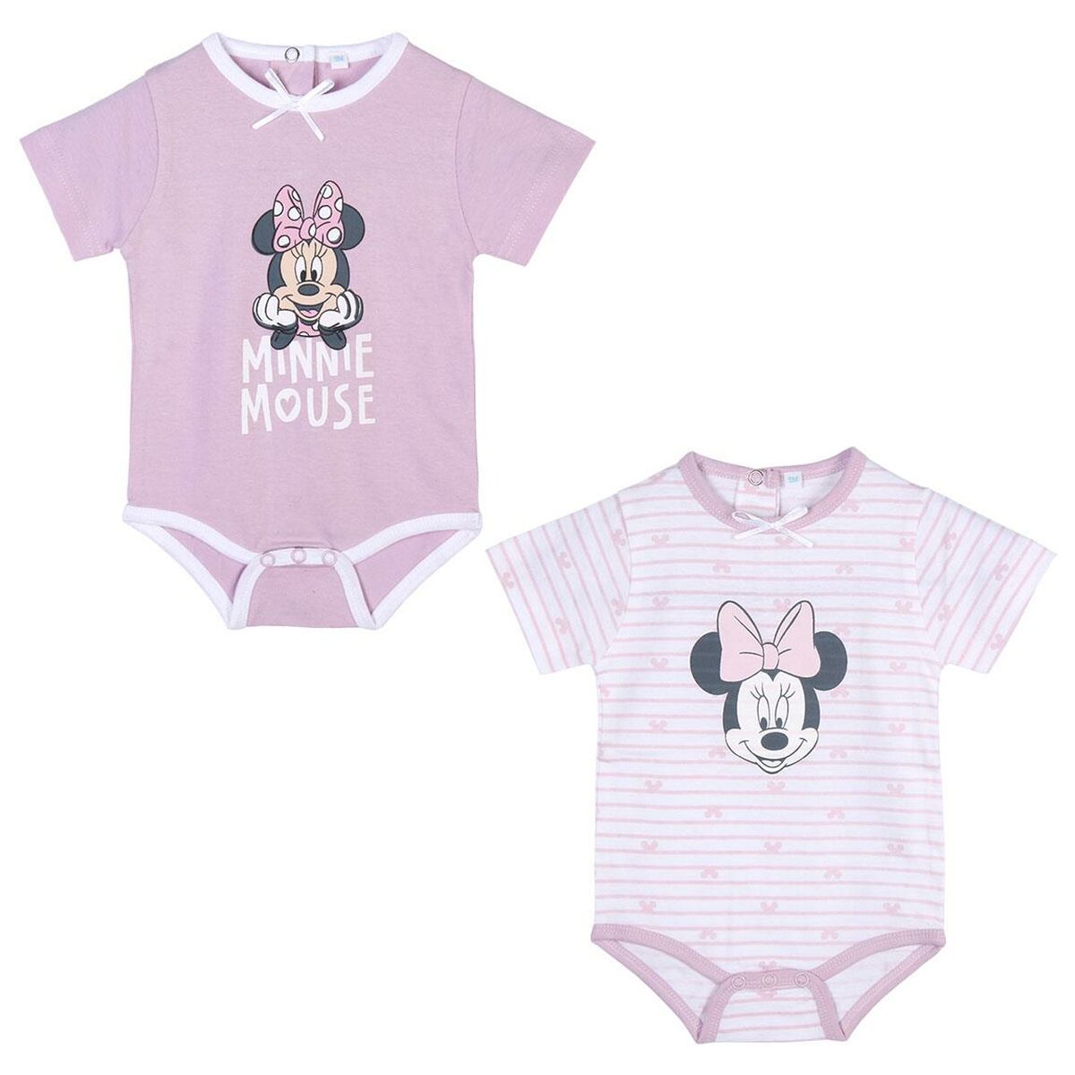 Боди Minnie Mouse 2 дана Қызғылт-2