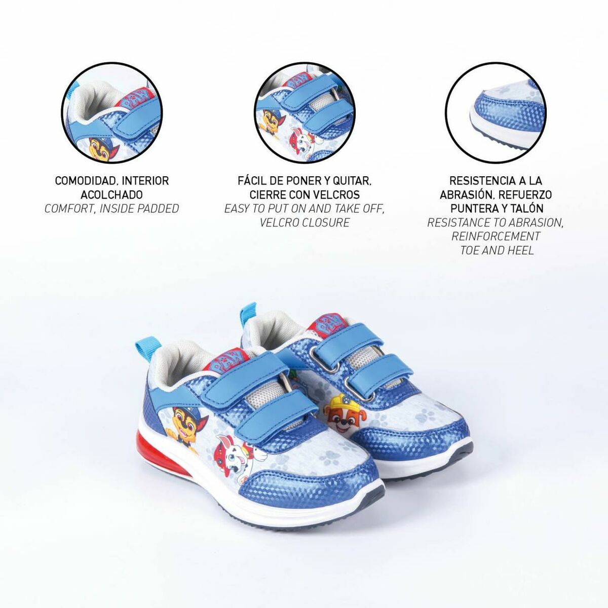 Жарықдиодты кроссовкалар The Paw Patrol Blue-5