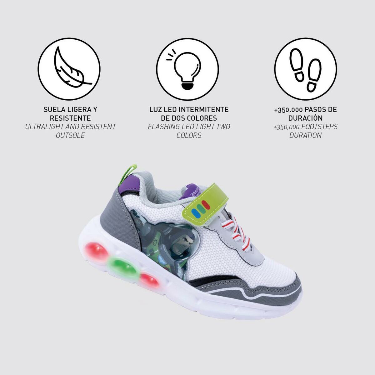 Buzz Lightyear жарықдиодты кроссовкалар-3