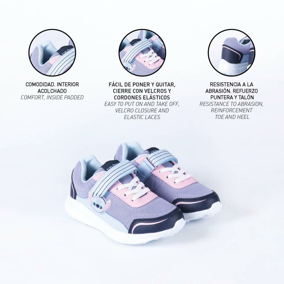Балалар спорттық кроссовкалар Stitch Көк-7