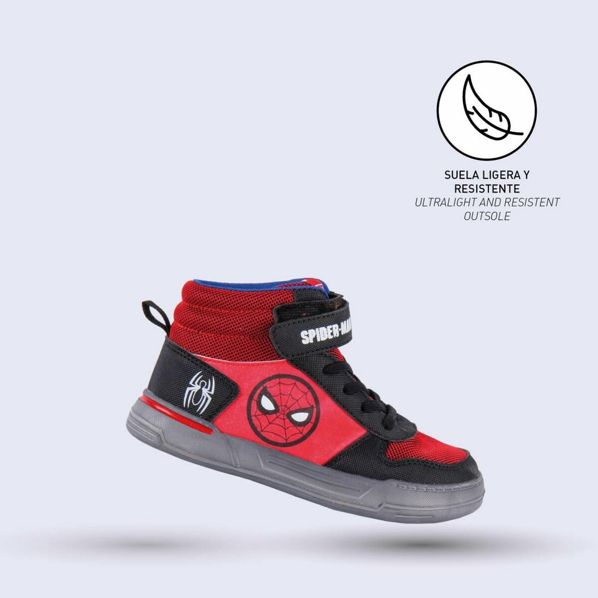 Күнделікті балалар бәтеңке Spider-Man Қызыл-5