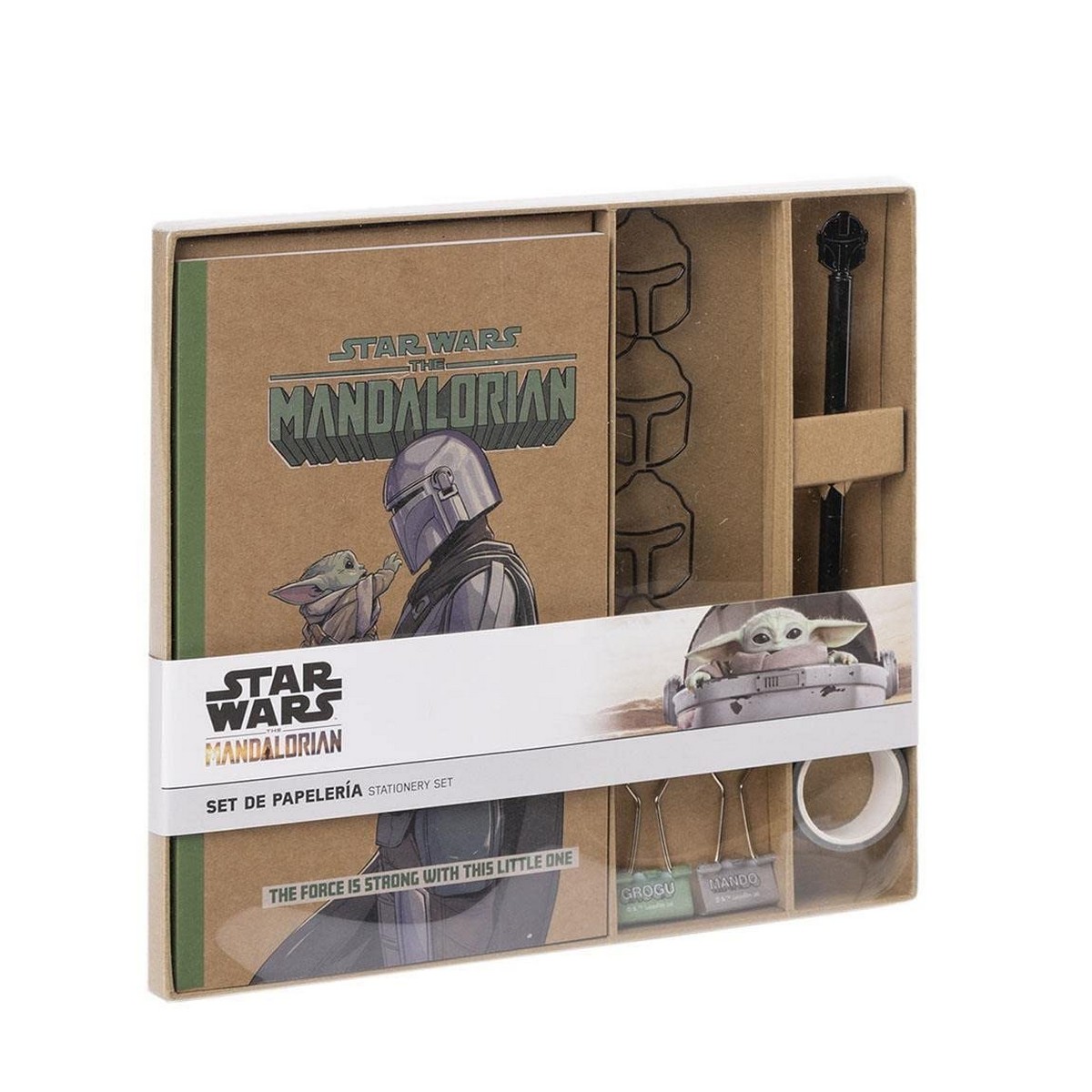 Stationery Set The Mandalorian 10 Items Green