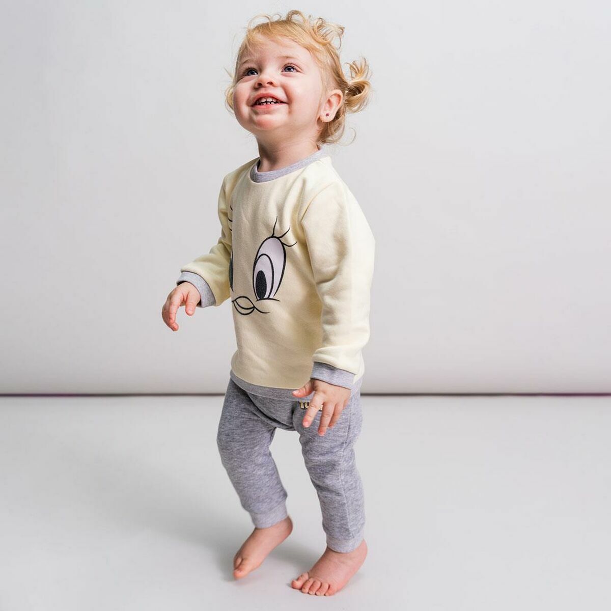 Fato de esporte infantil Looney Tunes Amarelo-2