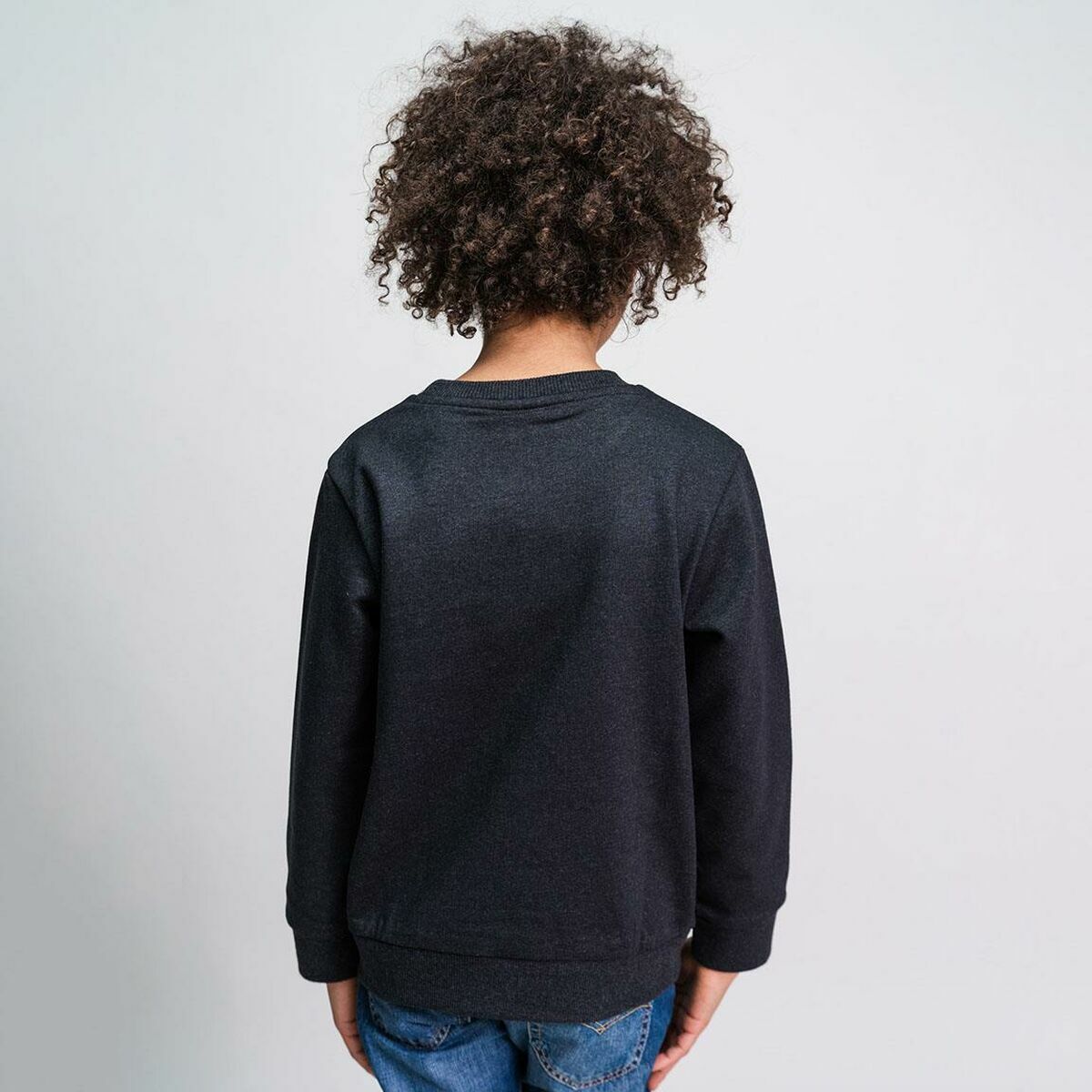 Sweat-shirt sans capuche bébé Batman Noir-6