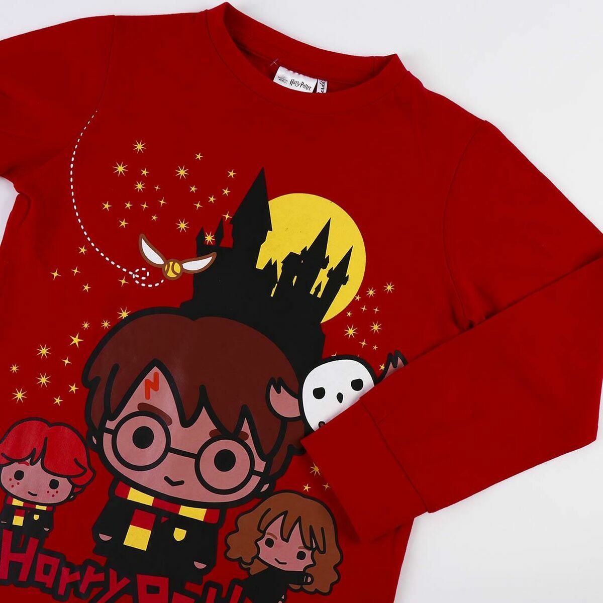 Pijama Infantil Harry Potter Vermelho-5