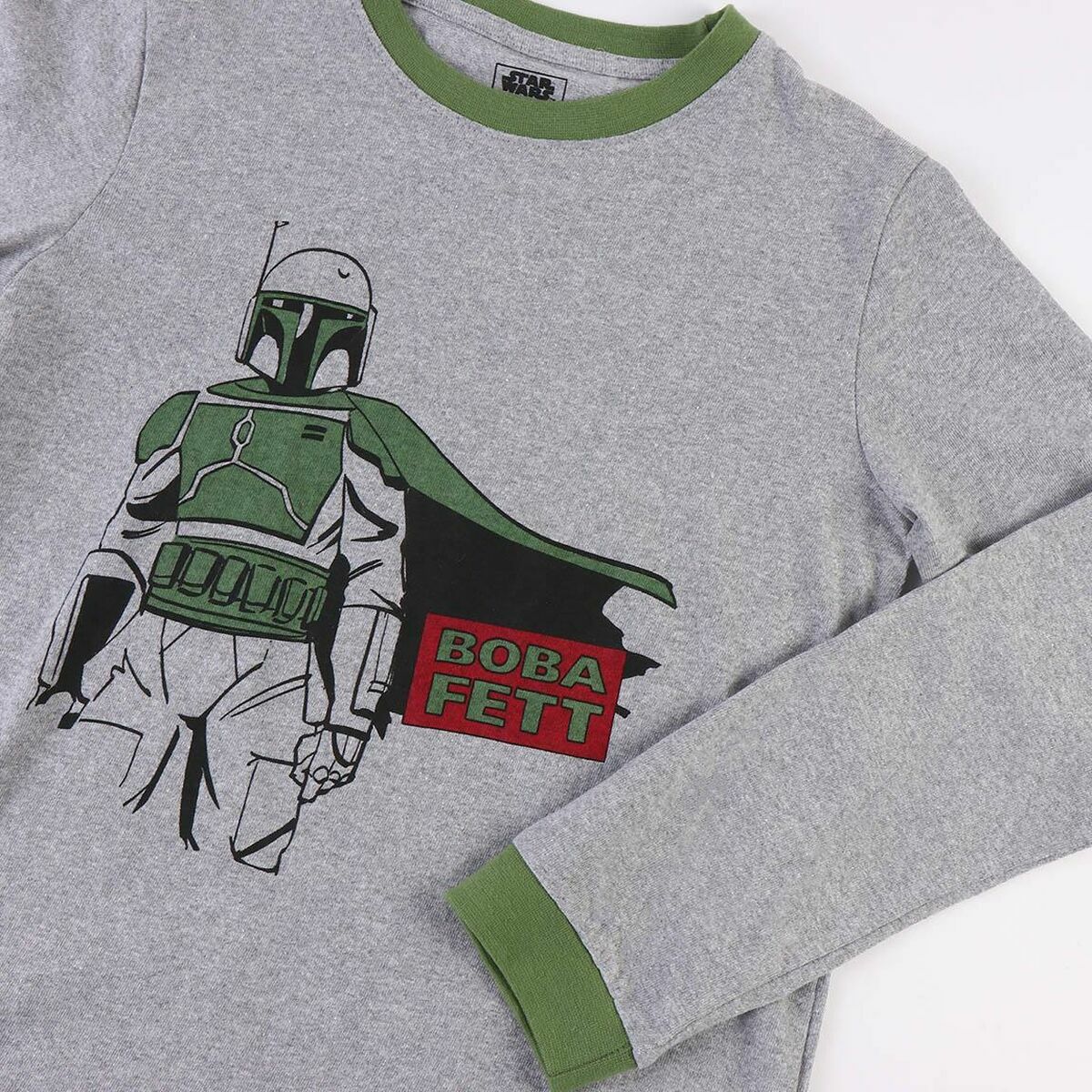 Pijama bebek boba fett gri koyu yeşil-3