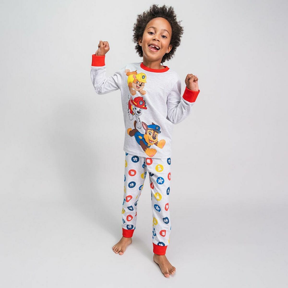 Pijama Infantil The Paw Patrol Cinza-3