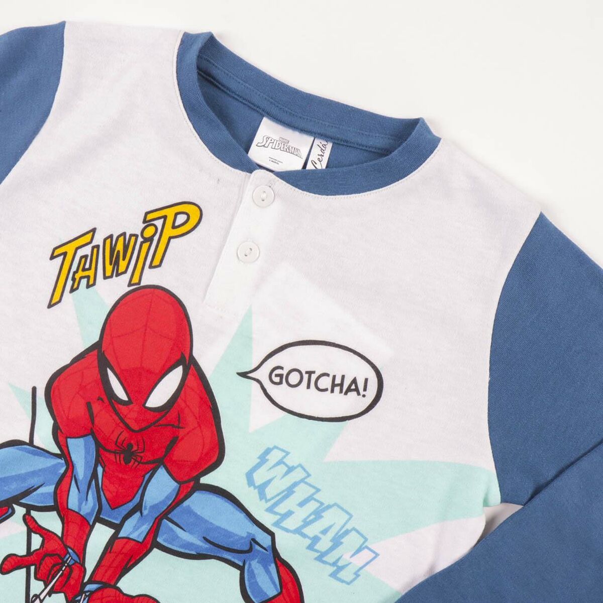 Pyjama Enfant Spider-Man Bleu foncé-3