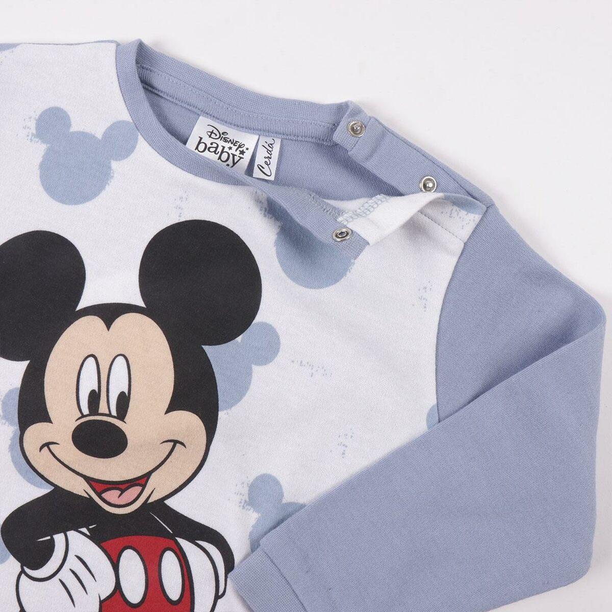 Pijama para niños Mickey Mouse Azul-3