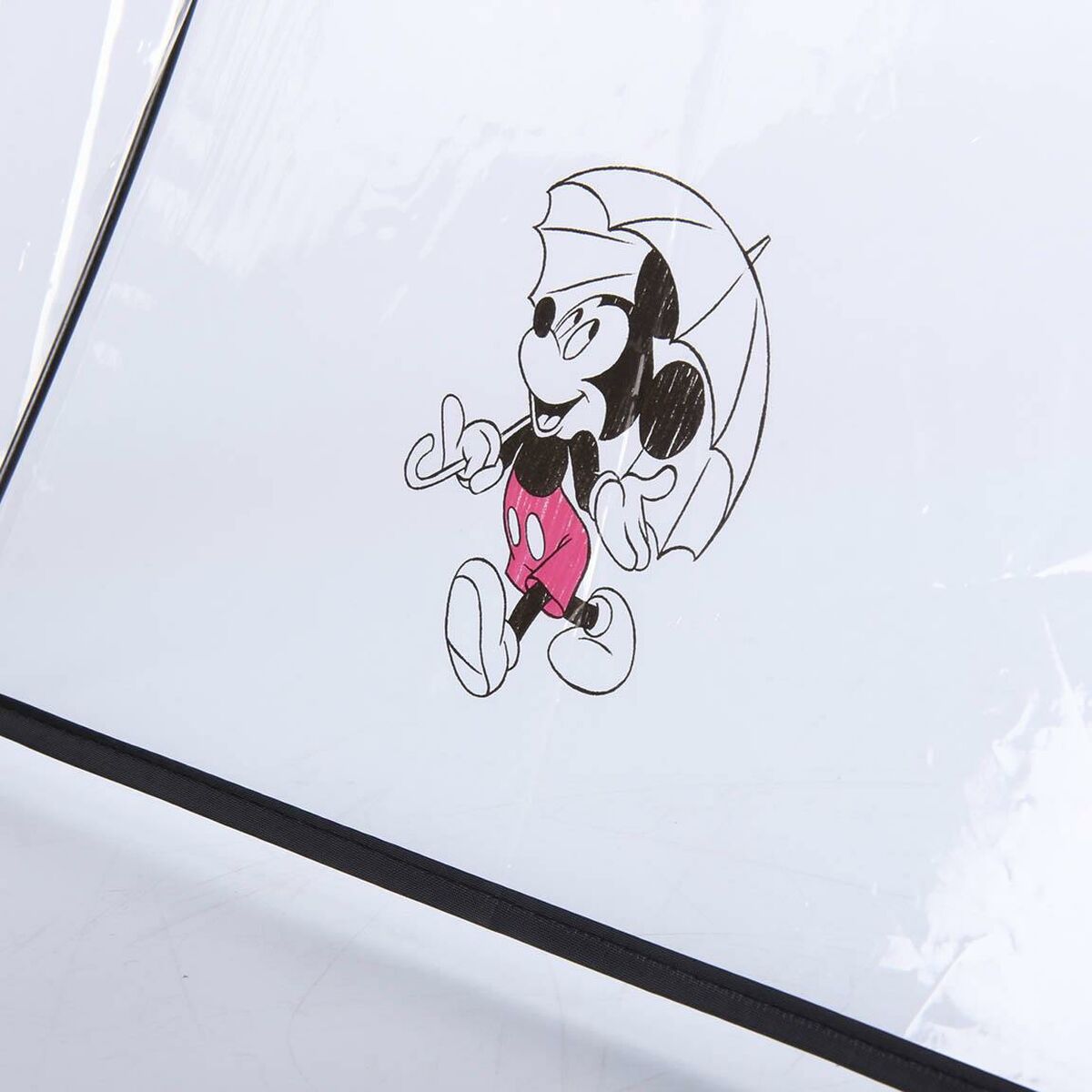 Зонт Mickey Mouse Прозрачный Чёрный PoE-7