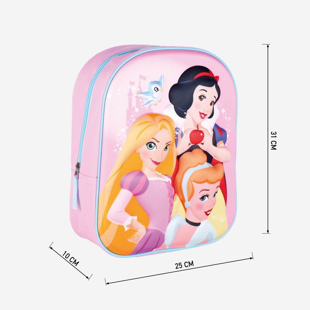 Школьный рюкзак Disney Princess Розовый 25 x 31 x 10 cm-3