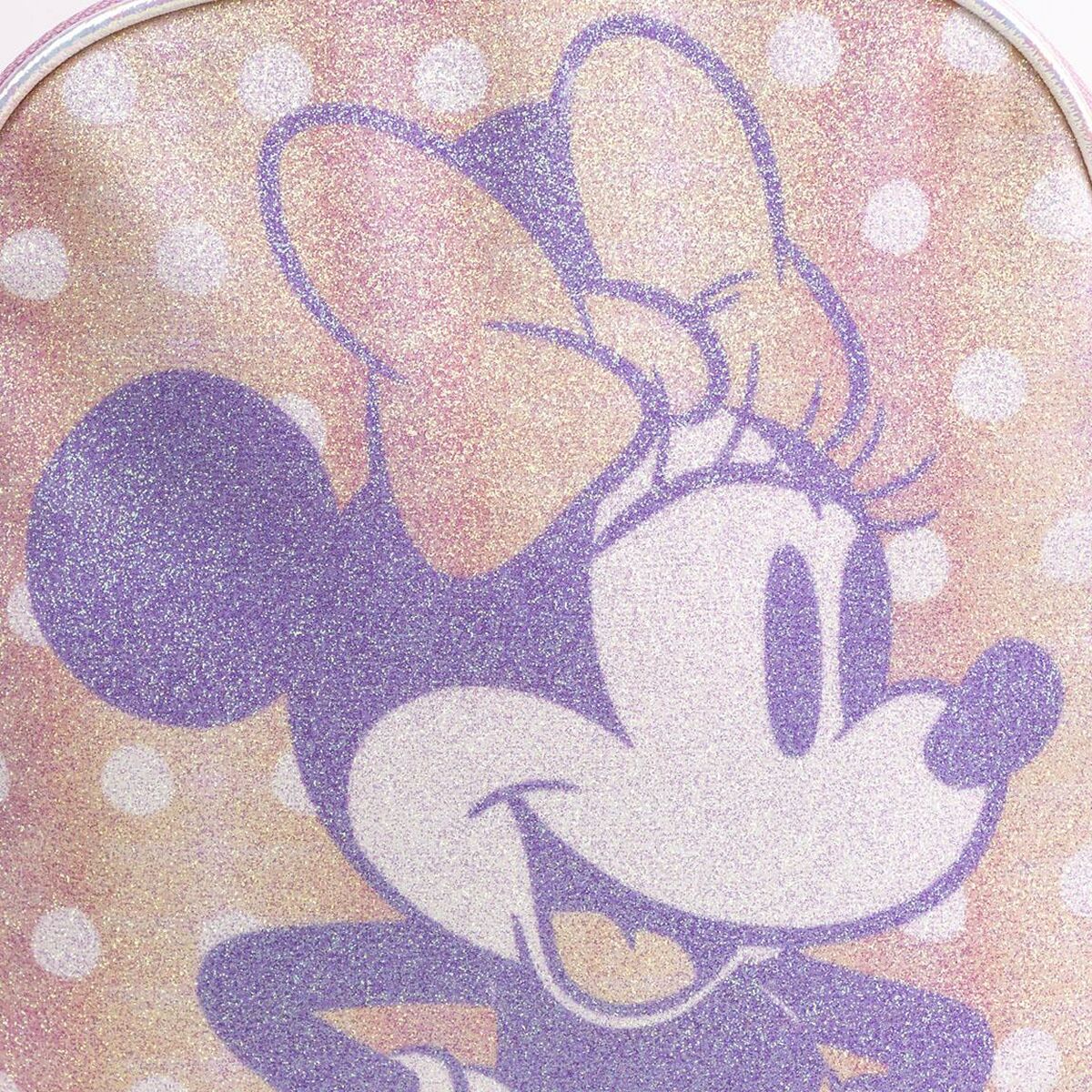 Повседневный рюкзак Minnie Mouse Розовый (18 x 21 x 10 cm)-5